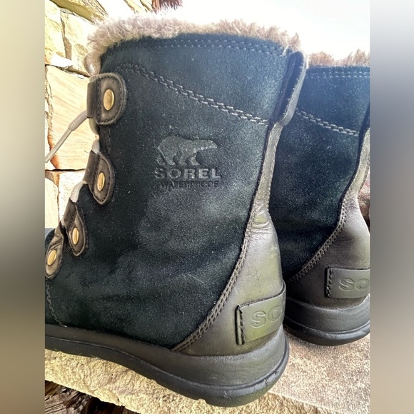 Sorel Explorer Joan women’s Winter Boots with Fur Trim & Rubber Soles Sz-8. R - Picture 11 of 13